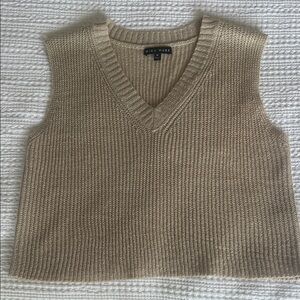 Miou Muse Knit Sleeveless Sweater Vest